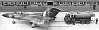 A Javelin Mk.4 being pressure-refuelled; the twin hoses from the bowser connect to the refuelling couplings in the port and starboard wheel bays.