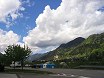 Словения. Горы перед тоннелем Караванке