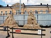 Турку. Скульптуры из песка